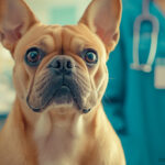 Dog at the vet